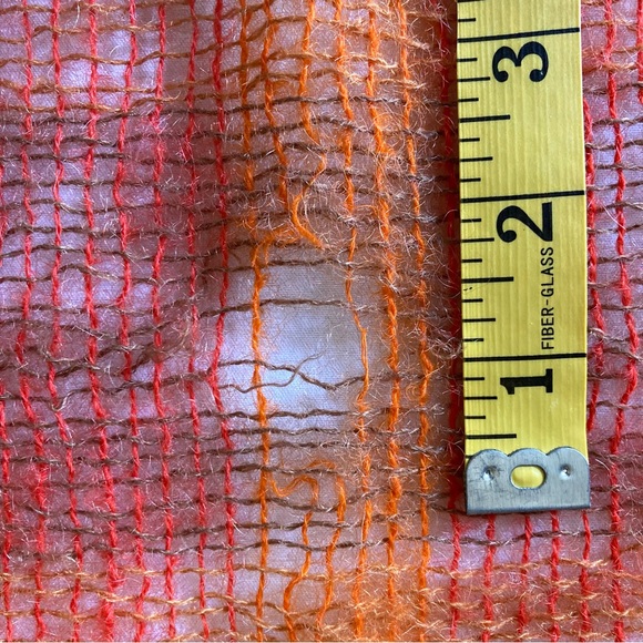 Vintage wool mohair Scottish plaid Heather Weave afghan throw blanket shawl - Picture 8 of 12